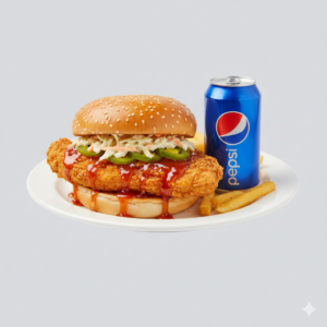 Hot Honey Chicken Burger