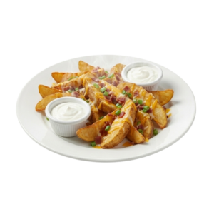 Potato Skins and Bacon